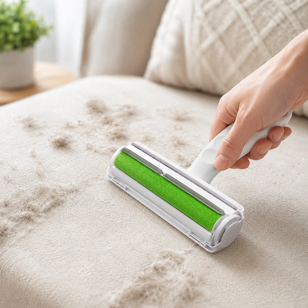 Reusable Two-Way Pet Hair Remover Roller | Double-Sided Lint & Fur Cleaning Roller