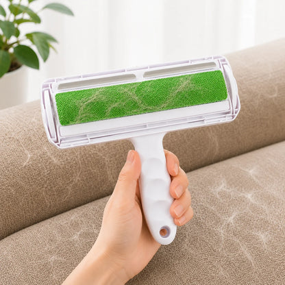 Reusable Two-Way Pet Hair Remover Roller | Double-Sided Lint & Fur Cleaning Roller